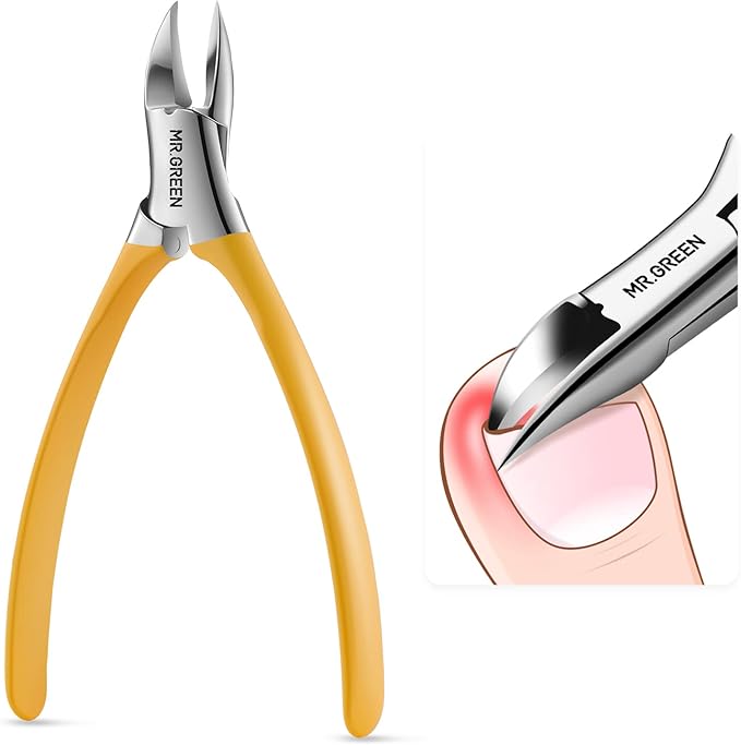 MR.GREEN Toenail Clippers Stainless Steel Ingrown Nail Cutter Thick and Hard by MRGREEN