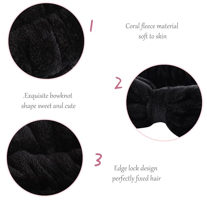 WHAVEL 6 Pack Spa Headbands - Image 6