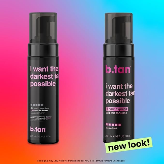 b.tan Ultra Dark Self Tanner Mousse | I Want The Darkest Tan Possible - Image 4