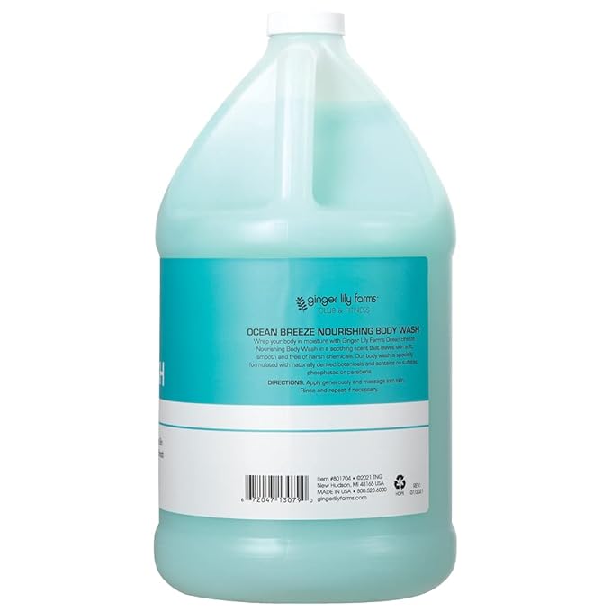 Ginger Lily Farms Club & Fitness Nourishing Body Wash, 100% Vegan & Cruelty-Free - Image 2