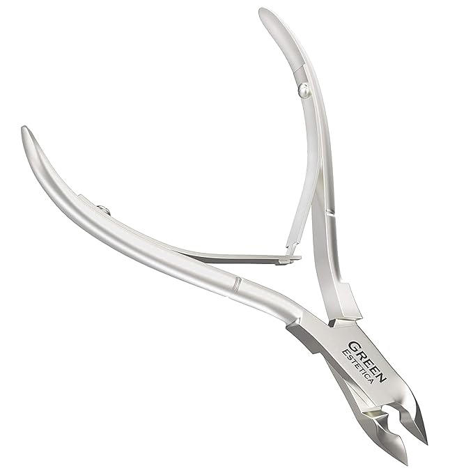 Professional Cuticle Trimmer Nail Cuticle Cutter Stainless Steel Cuticle Nippers by GREENESTETICA