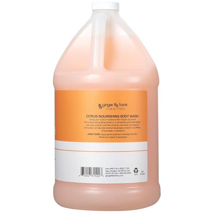 Ginger Lily Farms Club & Fitness Nourishing Body Wash, 100% Vegan & Cruelty-Free - Image 3