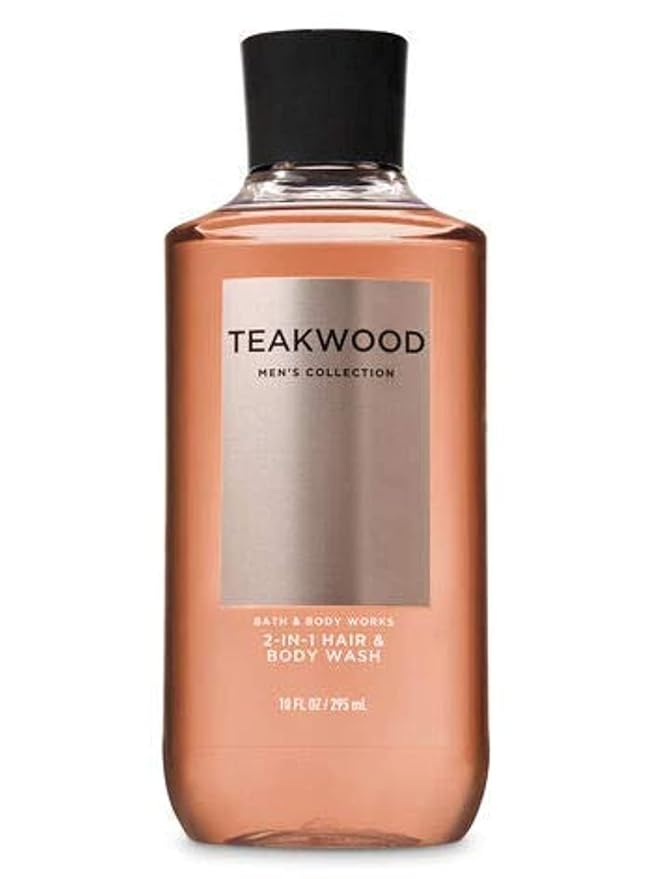 Bath and Body Works, Signature Collection Teakwood 2-in-1 Hair + Body Wash - Image 2