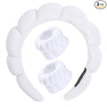 Luckybear Spa Headband for Face Washing, Velvet Makeup Headband by Luckybear