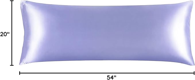 BEDELITE Satin Body Pillow Cover, Super Soft and Cooling Body Pillow Pillowcase - Image 7
