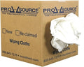 """Pro Source Virgin Cotton T-Shirt Rag - Low-Lint, White, 3 to 4 Pieces per Lb, Comes in Box"""
