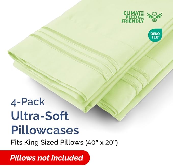 King Pillow Cases Set of 4 - Image 2