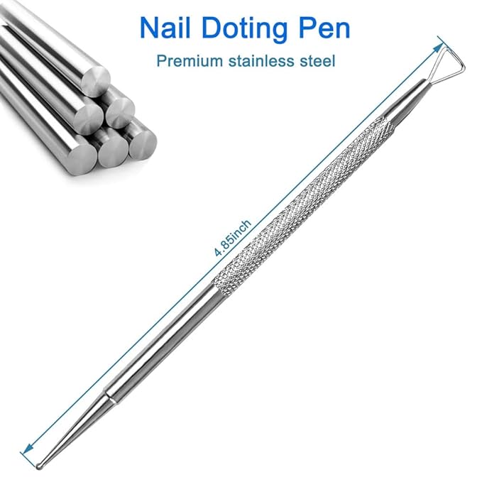Manicure Kit for Women, 2-Piece Stainless Steel Nail Tools - Image 6