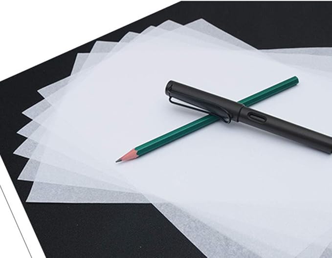 STOBOK 500 Sheets Tracing Paper 8.5 X 11 Inches Translucent Lightweight Paper for Drawing Sketching Animation and Crafting