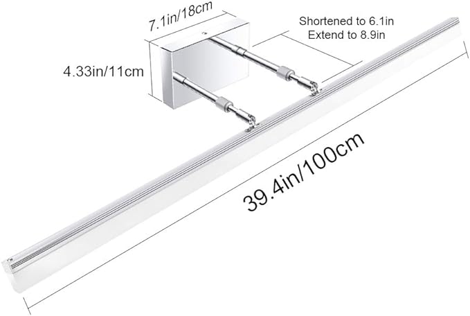 Aipsun 40in Dimmable Modern LED Vanity Lights - Image 8