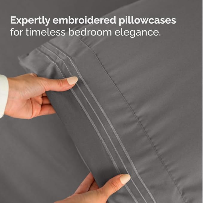 Flex Top Split Head King 4 Piece Sheet Set - Image 7