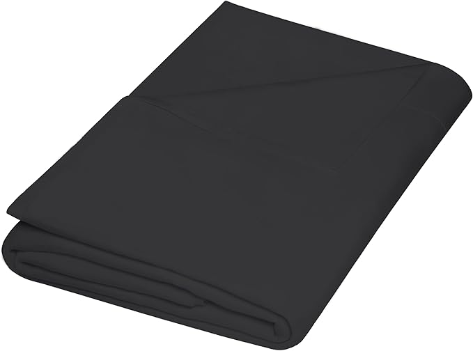 ZPECC Queen Flat Sheet Only 1 Pack, Durable Black Top Bed Sheets Hypoallergenic by ZPECC-ABrandThatHasBeenFocusedOnBabyProductsFor18Years