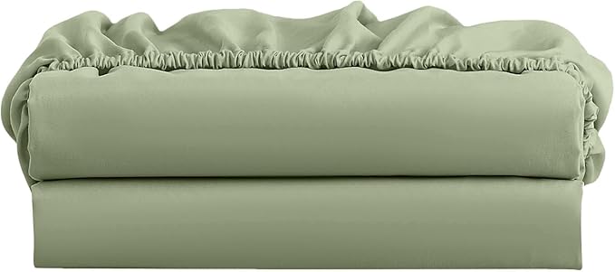 Ultra Soft Microfiber Full XL Fitted Sheets – 1800 Thread Count, Deep 15” Pocket by DestinyCrescentBedding