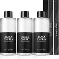COCODOR Reed Diffuser Oil Refill/Black Cherry /6.7oz / 3 Pack/Aromatherapy by COCODOR