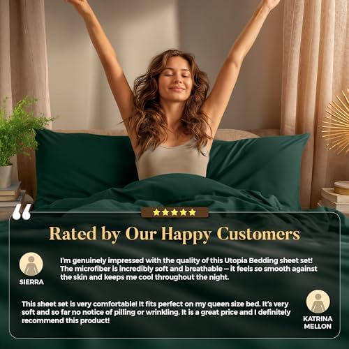 Utopia Bedding Full Bed Sheets Set - Image 9