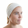 Disposable Facial Spa Headbands Individual Wrapped 100 Count White by LIFESOFT