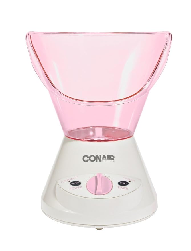 True Glow by Conair Moisturizing Mist Facial Sauna System; Pink / Cream by conair
