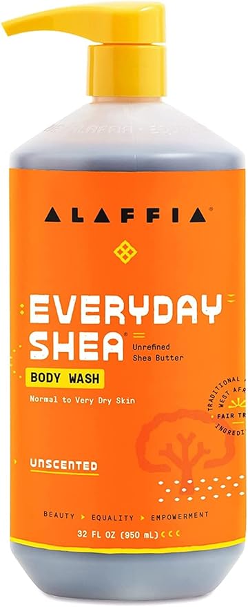 Alaffia Body Wash, EveryDay Shea, Unscented 2-Pack – Gentle Skin Cleanser - Image 8