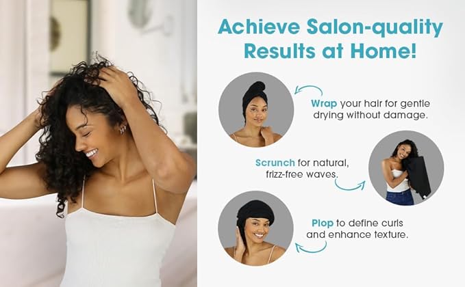 Hair RePear The Ultimate Hair Towel – Standard 21" x 44" Cotton Hair Towel - Image 7