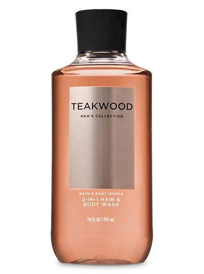 Bath and Body Works, Signature Collection Teakwood 2-in-1 Hair + Body Wash by BathBodyWorks