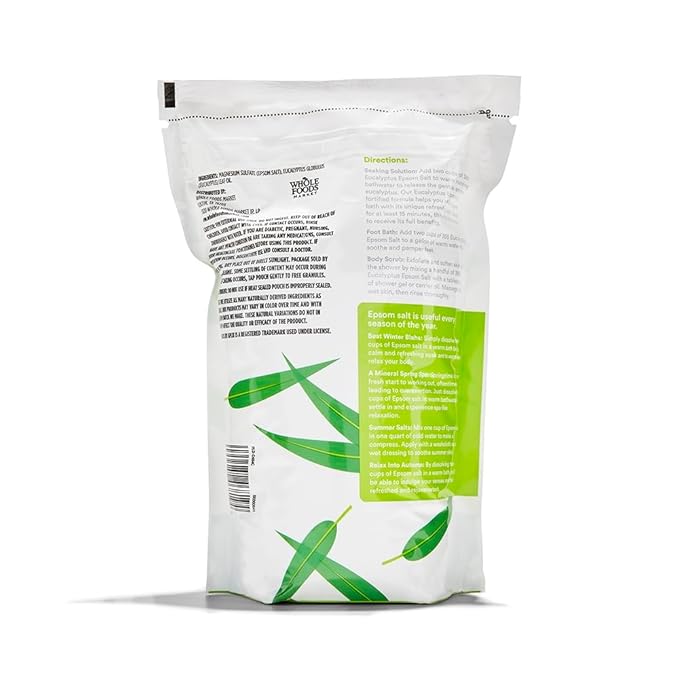 365 by Whole Foods Market, Epsom Salt Soaking Solution, Eucalyptus, 48 Ounce - Image 2