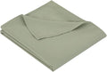 Full Flat Sheet Only， 80x96Inch Sage Green by Hotella