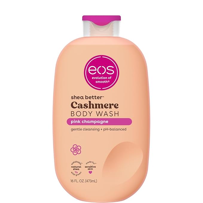 eos Cashmere Body Wash – Pink Champagne, Moisturizing Body Wash, Creamy Gel by eosproducts
