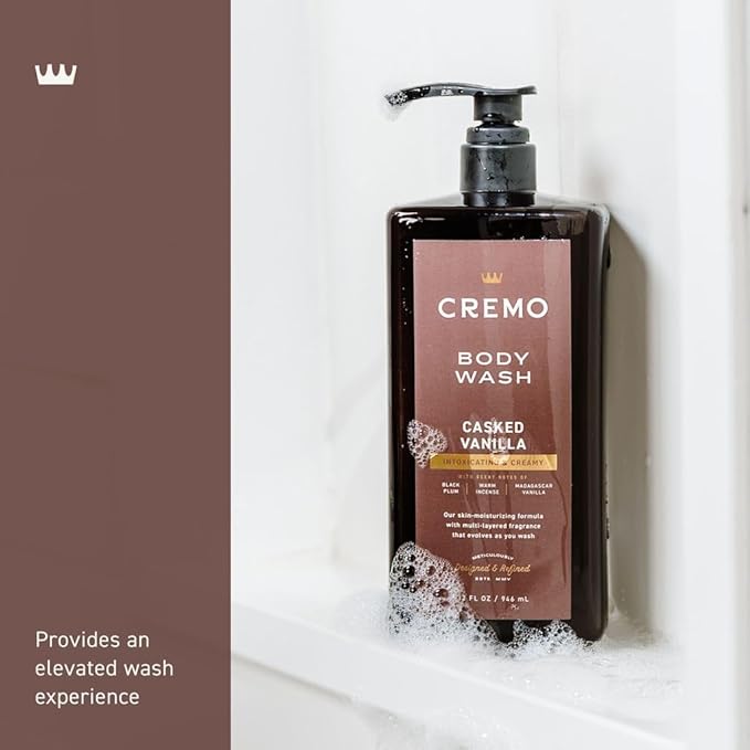 Cremo Rich-Lathering Casked Vanilla Body Wash - Image 3