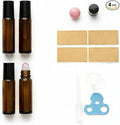 4 PACK Roller Bottles for Essential Oils by Cchenxxi