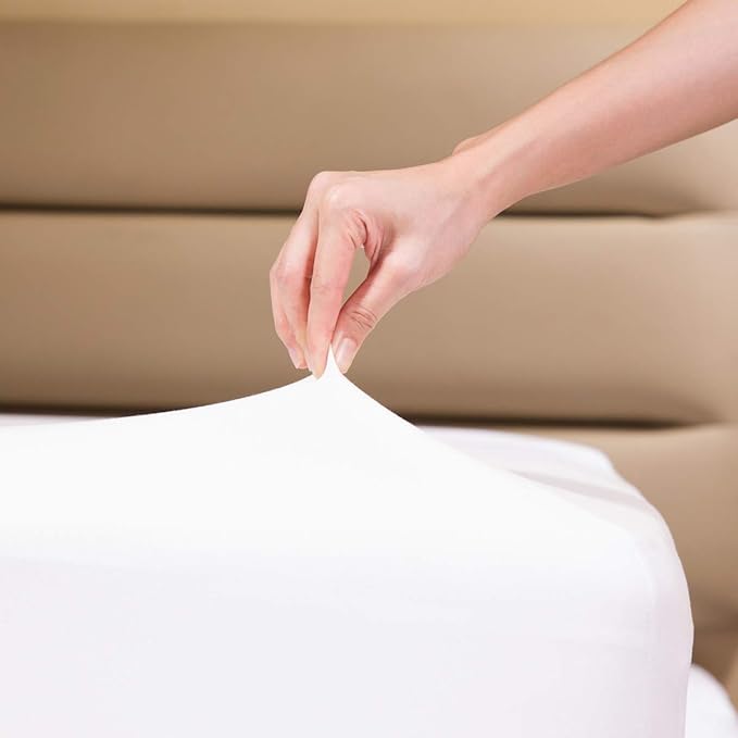 Fitted Sheet- COSMOPLUS Queen Fitted Sheet Only（No Flat Sheet or Pillow Shams） by COSMOPLUS