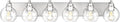 Bathroom Light Fixtures, 6 Light Brushed Nickel Vanity Light, 38 Inch Modern by Metwet