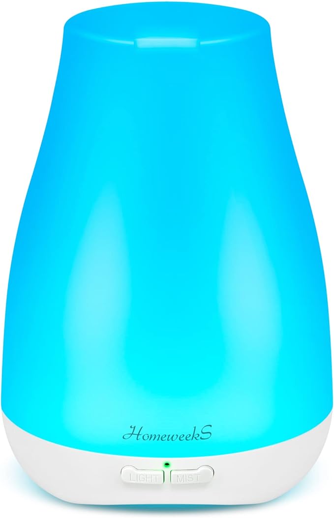Homeweeks Diffusers, 100ml Colorful Essential Oil Diffuser by Homeweeks