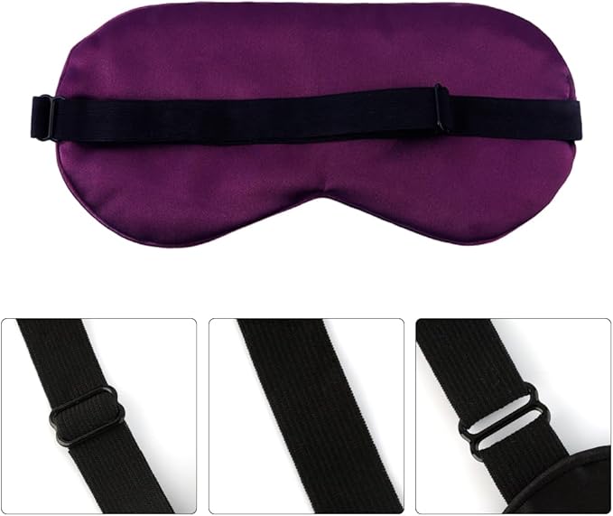 2 PCS Purple Silk Sleep Mask - Image 2