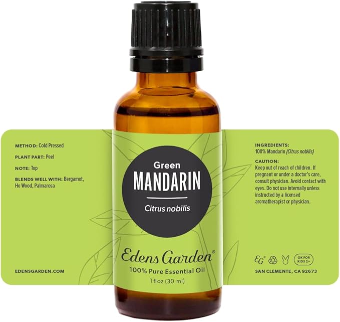 Edens Garden Mandarin- Green Essential Oil- 100% Pure Premium Grade, Therapeutic - Image 8