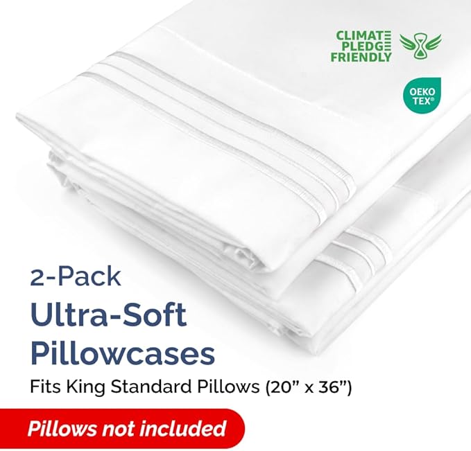 King Standard Pillow Cases Set of 2 - Image 2