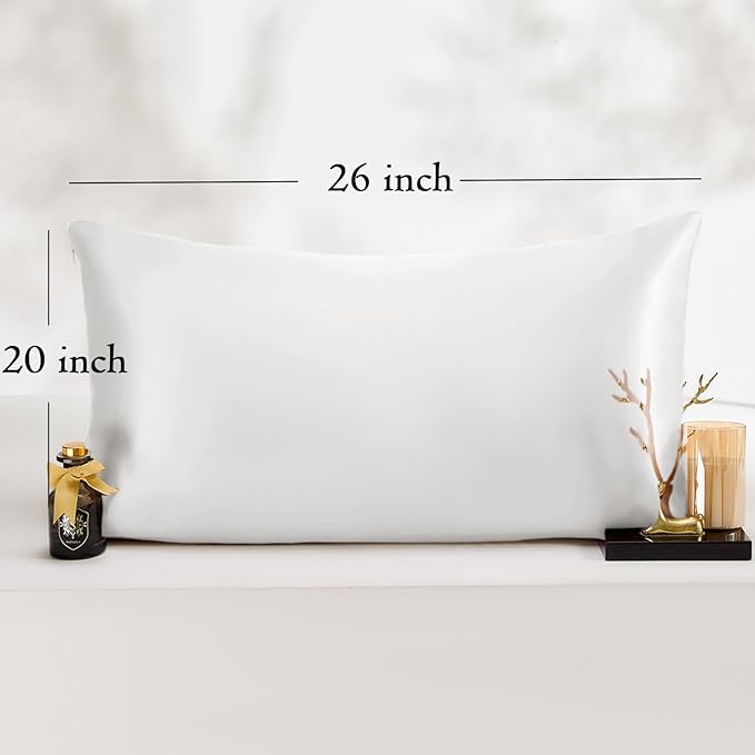 Standard Satin Pillowcase for Hair 2pc, Similar to Silk Pillow Cases, Easier - Image 6