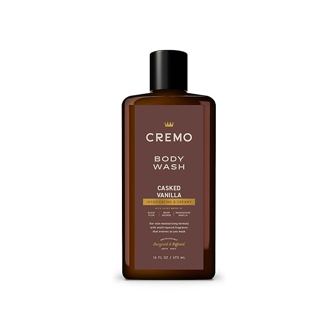 Cremo Body Wash for Men, Rich-Lathering Casked Vanilla, 16 Fl Oz by CremoCompany