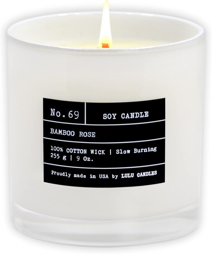 Lulu Candles | Bamboo Rose | Highly Scented Candles by LULUCANDLES