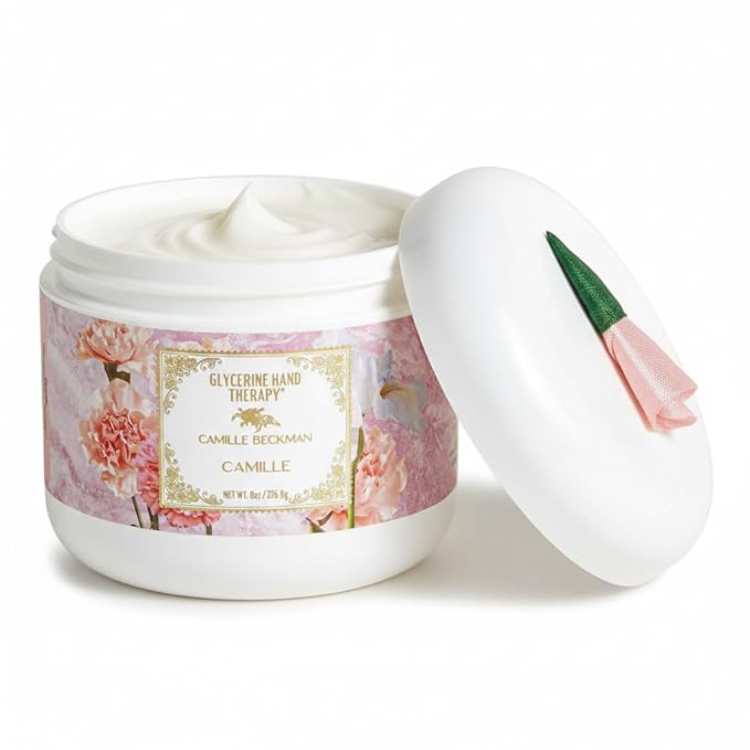 Camille Beckman Glycerine Hand Therapy Cream, Signature Camille, 8 Ounce by CamilleBeckman