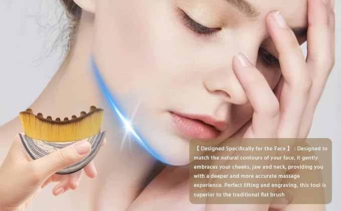 New Lymphatic Contour Face Brush, Lymphatic Drainage Massager - Image 5