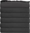 Bulk King Fitted Sheet Only Deep Pocket 6 Pack, Quick Sort Bottom Bed Sheets by Culve