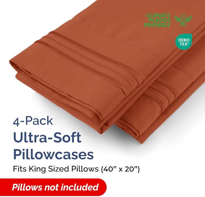 King Pillow Cases Set of 4 - Image 2