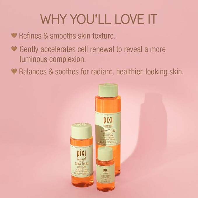 Pixi Glow Tonic Exfoliating Face Toner - Image 3