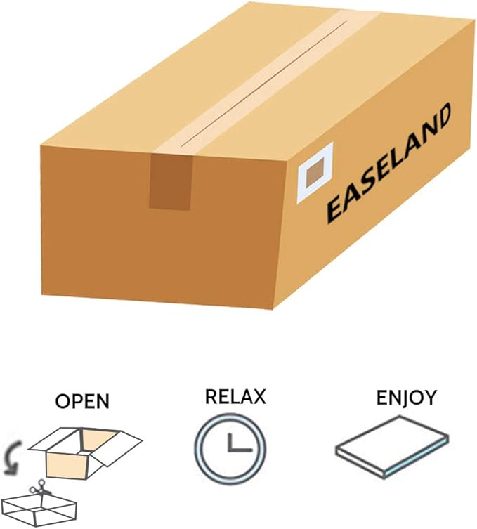 EASELAND Queen Size Mattress Topper Pillow Top Mattress Cover Quilted Fitted - Image 7