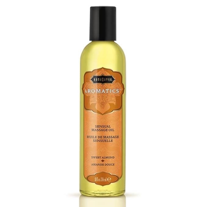 Kama Sutra Massage Oil, Sweet Almond, 8 Ounces by KAMASUTRA