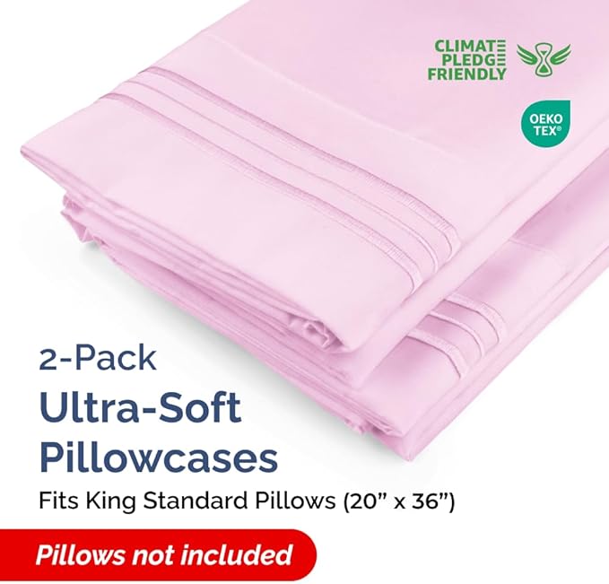 King Standard Pillow Cases Set of 2 - Image 2