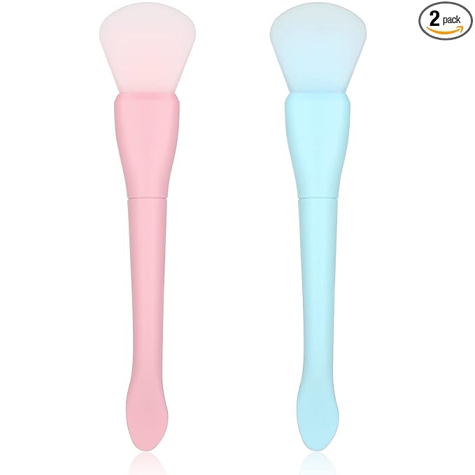 Ouligay 2PCS Silicone Face Mask Brush Applicator Soft Face Mask Applicator Face by Ouligay