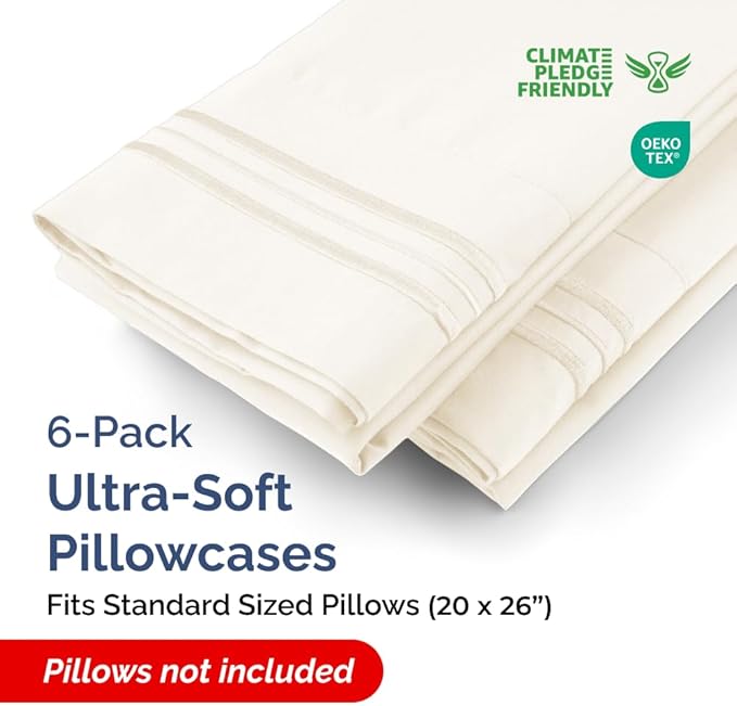 Standard Pillow Cases Set of 6 - Image 2