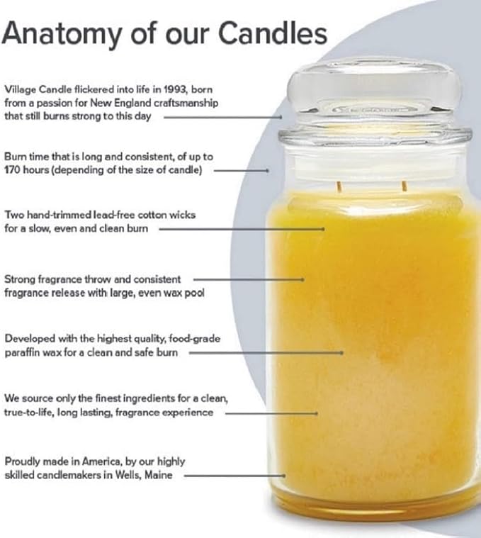 Village Candle Warm Buttered Bread Large Glass Apothecary Jar Scented Candle - Image 5