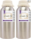 2 Bottles – GreenHealth Lavender Essential Oil – 16 fl oz Each – 100% Pure & by Greenals
